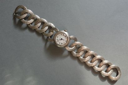 A.BARTHELAY : Montre de dame en argent (800/oo),...