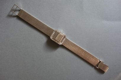 BLANCPAIN / UTI : Montre de dame en or gris...