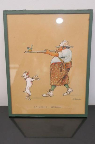 Dessin humoristique signé ROQUE 