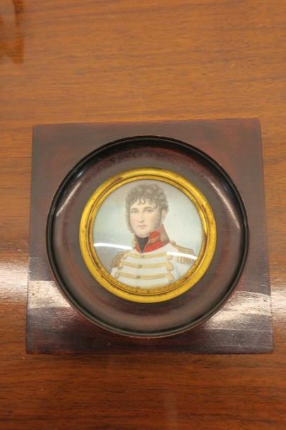 Miniature figurant un officier de l'Empire...