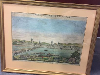 DRESDE. Vue d'optique.