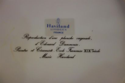 Service en porcelaine de Haviland, modèle...