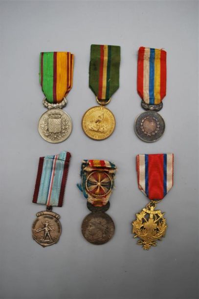 FRANCE. MEDAILLES DE SAUVETAGE différentes,...