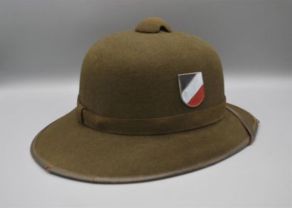 ALLEMAGNE 2°GUERRE. CASQUE COLONIALE. 2 ...