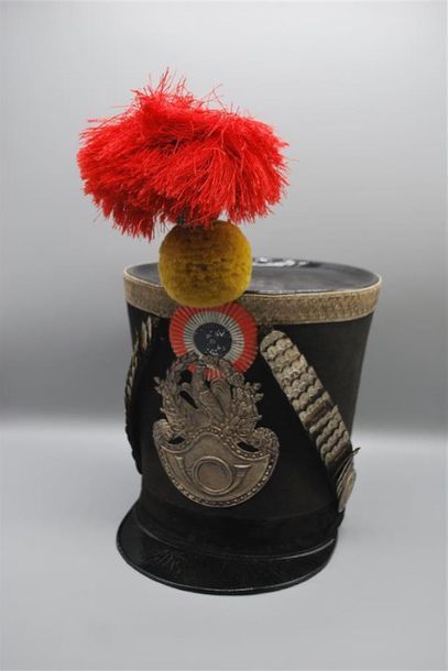 FRANCE. SHAKO OFFICIER de CHASSEURS. LOUIS...