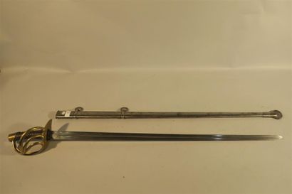 SABRE DE CAVALERIE DE LIGNE, fusée sans filigrane,...