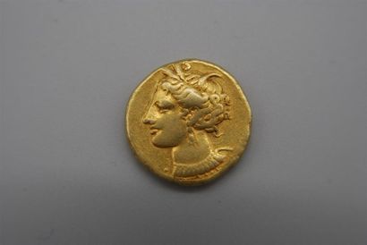 ZEUGITANIE - CARTHAGE
STATERE EN ELECTRUM...