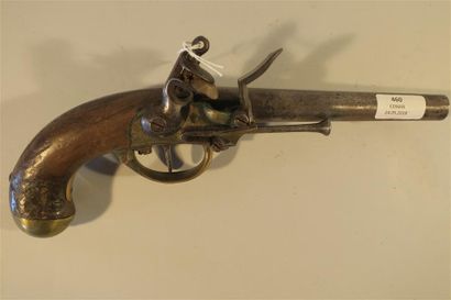 FRANCE. PISTOLET D'ARCON 1777/1784 , à coffre,...