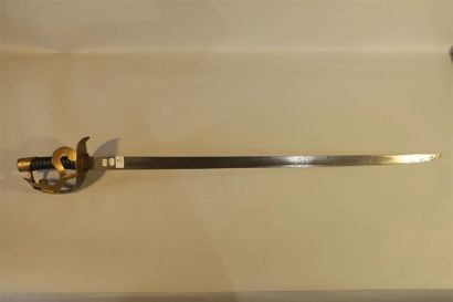 SABRE CAVALIERS ET DRAGONS, garde laiton...