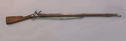 FRANCE. FUSIL A SILEX. Platine signée 