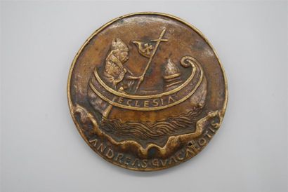 Médaille en bronze de NICOLAS V (1447-1455)...