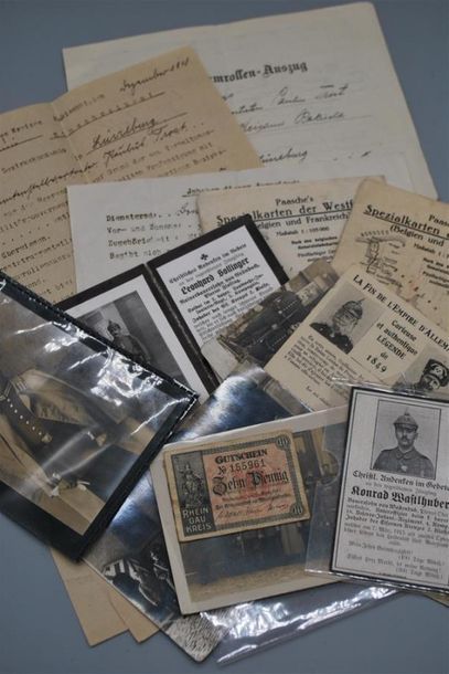 EMPIRE ALLEMAND. DOCUMENT et PHOTOS.