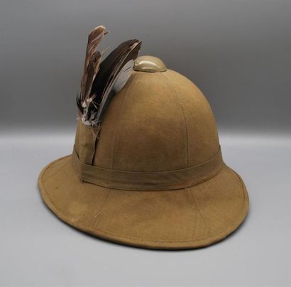 ITALIE. 2°GUERRE. CASQUE COLONIAL.