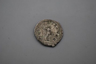 BALBIN denier, frappé à Rome, Tête laurée...