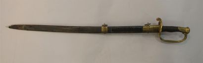 SABRE OFICIER 1845, lame 