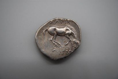 THESSALIE- LARISSA
DRACHME EN ARGENT A/ Tête...