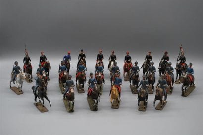 SOLDATS de PLOMB. CAVALERIE FRANCAISE de...