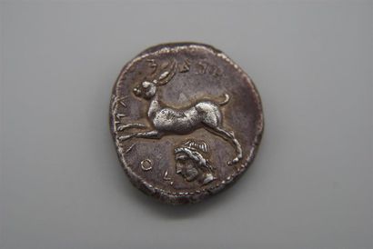 SICILE- MESSINE
TETRADRACHME EN ARGENT A/...