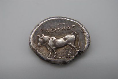 LUCANIE -POSEIDONIA
STATERE EN ARGENT A/...