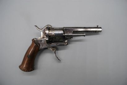 REVOLVER à broche, canon octogonal, poinçons...