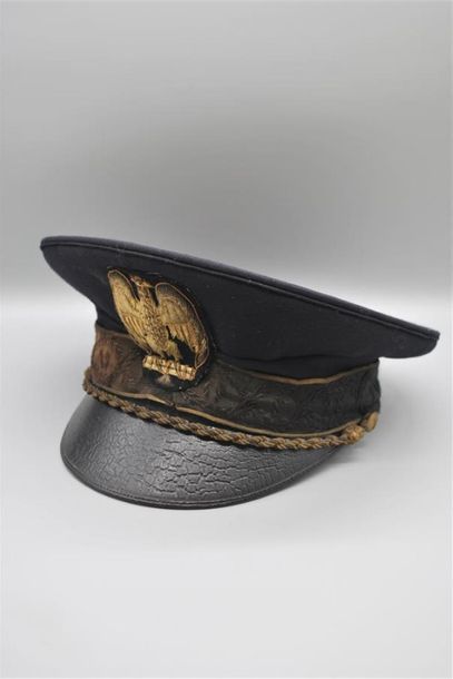 ITALIE 2°GUERRE. CASQUETTE OFFICIER, mit...