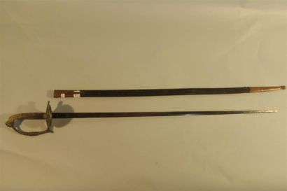 EPEE D'OFFICIER DE L'INTENDANCE, fusée plaquettes...