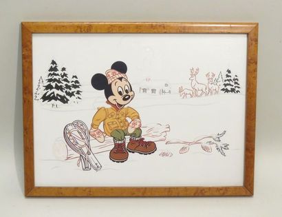DONALDSON (Disney). Mickey. Sérigraphie couleurs...