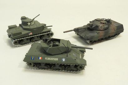 SOLIDO, France. Lot de trois véhicules militaires,...