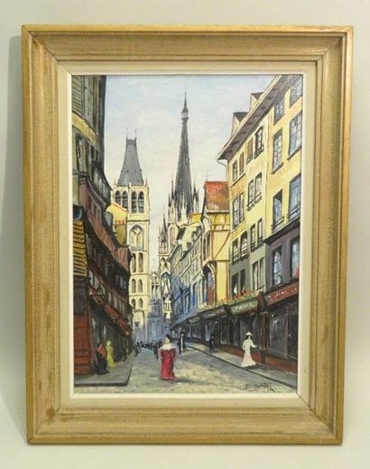 D.CASTEL (Xxème). Rue du Gros-Horloge, Rouen,...