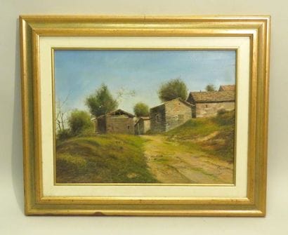 Ciro Sansone MIRABITO (né en 1946). Paysage...