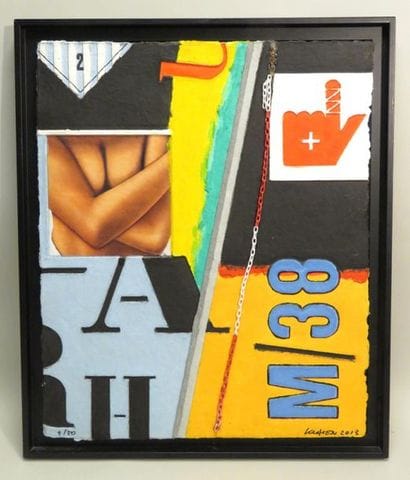 Peter KLASEN (né en 1935). Composition, 2013....
