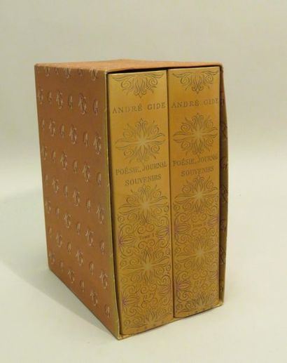 ANDRé GIDE, Poésie, Journal, Souvenirs, édition...