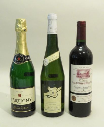 Lot de 3 BTLS, comprenant : -Muscadet Sèvre...