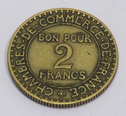FRANCE

Pièce de 2 francs Chambre de commerce...