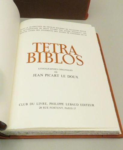 TETRABIBLOS DE PTOLéMée. 206 pages, Vélin...