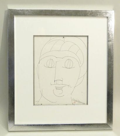 Henry DE WAROQUIER (1881-1970). Portrait...
