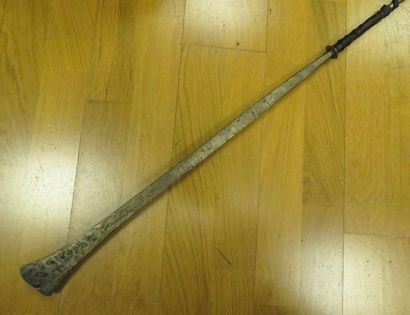 Sagaie orientale (arme d'Hast) en fer à décor...