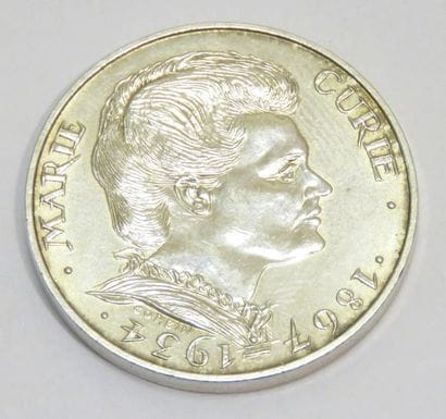 Pièce en argent de 100 francs 