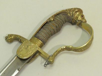 Sabre de Hussard (reproduction pour la décoration),...