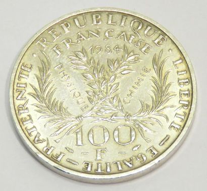 Pièce en argent de 100 francs 