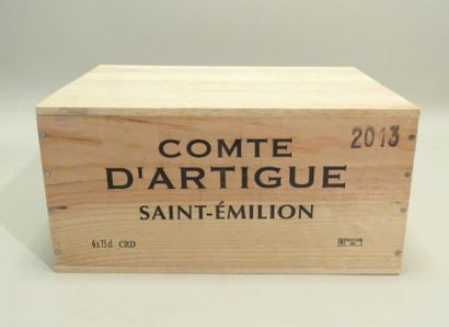 Comte d'Artigue, Saint-Emilion, millésime...
