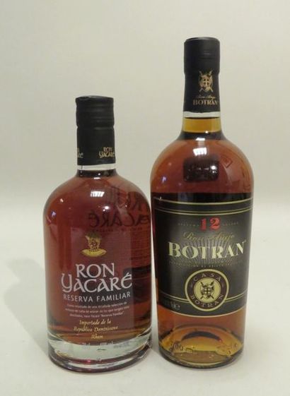 Lot de 2 Flacons, comprenant : -Ron Yacaré,...