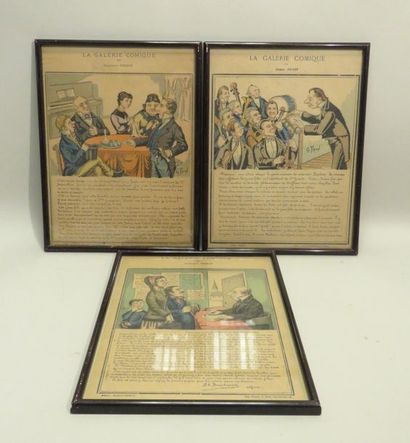 LA GALERIE COMIQUE par Gustave FRISON. Suite...
