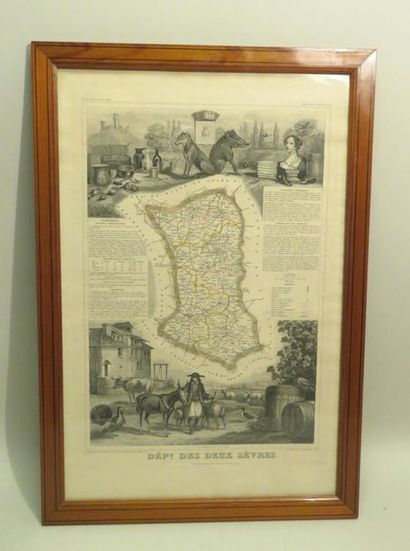 DéPARTEMENT DES DEUX SèVRES. Lithographie...