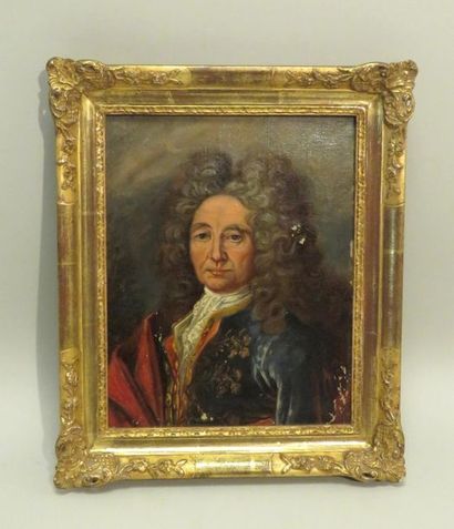 Portrait d'un des Fermiers-Généraux. Huile...