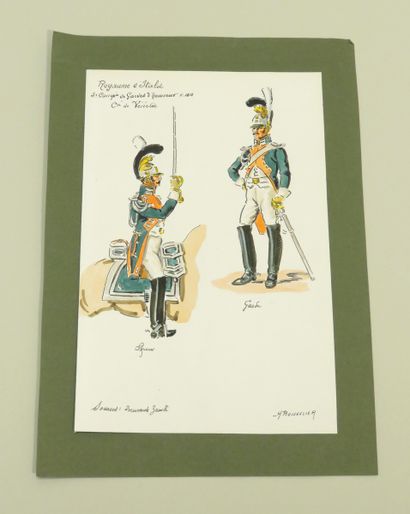 Henri BOISSELIER (1881-1959)
« Gardes d’honneur...