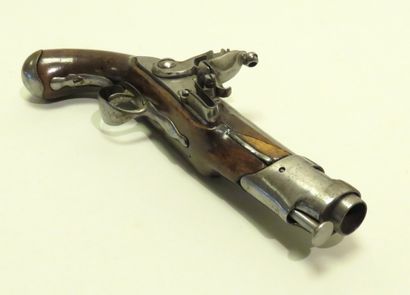 Pistolet de Maréchaussée modèle 1777 à silex.
Canon...