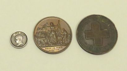 FRANCE. SECOND EMPIRE – 1870 
- Jeton commémoratif...
