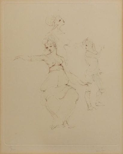 Léonor FINI (1908-1996)
Trois jeunes femmes....