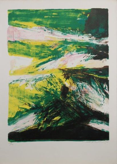 ZAO WOU-KI (1921-2013)
Composition. Lithographie...